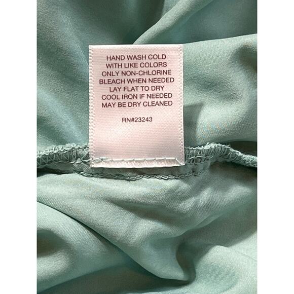 Eva Mendes NY&C Crochet Lace Midi Cocktail Dress Mint Green Petite‎ M NWT - Picture 14 of 15